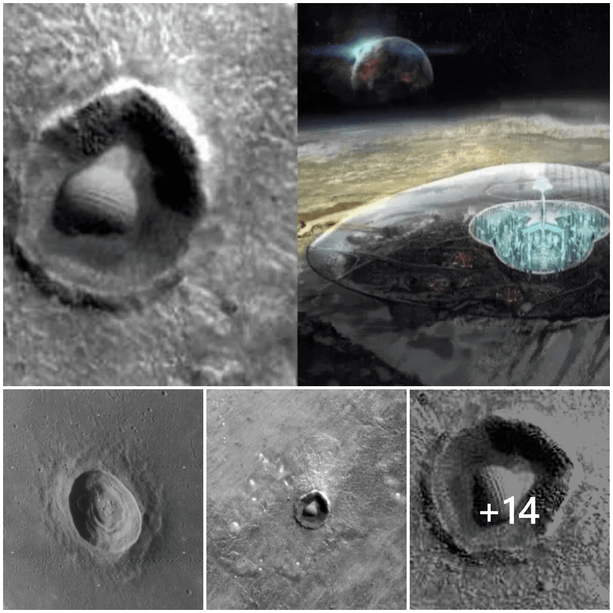 “Mysterious Find: Scientists Identify Two Significant Dome-like Structures on the Moon.”